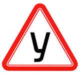 Фото Наклейка Учебное трансп средство У внутренняя 17х19см