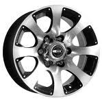 Фото Диск 16 7,5J*16 6/139,7/108,5+15 Дакар-2 алмаз черн. K&K(3381)