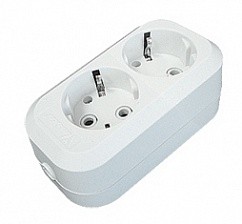 Фото Колодка удлинителя 2-м с/з АВС-пл. UNIVersal E302