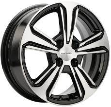 Фото Диск 15 6J*15 4/100/54,1+48 Khomen Wheels KHW-1502 (Solaris I) Black-FP
