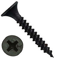 Фото Саморез 3,5х25 потай, частая резьба, оксид (370) 0300391 КЧ