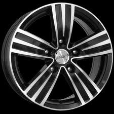 Фото Диск 16 7J*16 5/114,3/67,1+35 Винчи алмаз чёрн. K&K(7318)