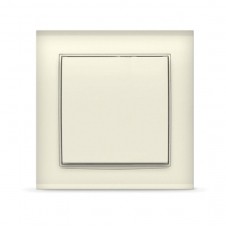 Фото Выключатель 1-кл. СП Мира крем/крем. Lezard