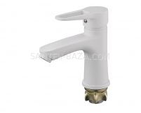 Фото .Смеситель д/умывальника NUD1-A045YW (PUD-1045YW) одноручковый Белый G.LAUF РАСПРОДАЖА