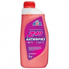 Фото Антифриз красный   1кг. AGA  (-40С) G12++