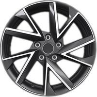 Фото Диск 17 7J*17 5/112/57,1+45 Khomen Wheels V-Spoke 714 (17 ZV Caroq) Black-FP