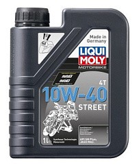 Фото Масло 4Т LIQUI MOLY Motorbike Street 10W40 SN   1л. синт. 7609/1521