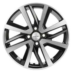 Фото Диск 16 6J*16 4/100/60,1+41 Khomen Wheels KHW-1609 (16_Xray) Black-FP