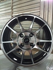 Фото Диск 15 6J*15 4/100/60,1+50 Megami MGM-5 BKF