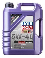 Фото Масло LIQUI MOLY Diesel Synthoil  5W40 B4 CF   5л. диз. синт. 1927