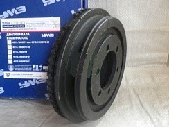 Фото (4216-1005070) Шкив коленвала 3302 ГАЗель Бизнес дв.УМЗ-4216 ЕВРО-3 1-руч.клин.ремень (демпфер).