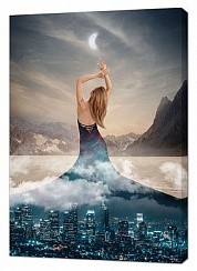 фото Картина на холсте (канвас) "KH1026" 50х70 см