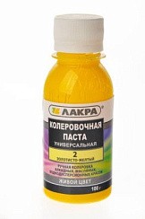 Фото Колер Лакра № 2 Золотисто-жёлтый 0,1 л