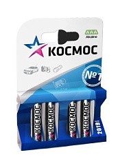 Фото Батарейка Космос блистер 4шт. LR03 ВР-4