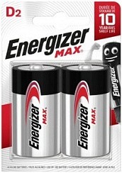Фото Батарейка Energizer MAX LR20/373 BL2 D2 2 шт