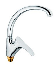 Фото .Смеситель д/кухни одноручковый R0113F, Ø40 (Zn), хром Rainsberg РАСПРОДАЖА