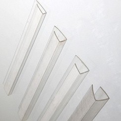 Фото Профиль торцевой 2100х4 прозрачный