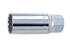 Фото Головка свечная 14 мм. 12-гранная 1/2DR L 70 мм. магнитная FORCE 807414M