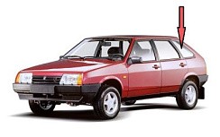 Фото ВАЗ 2109 Стекло боковины левое шелкография (цех) 591х389