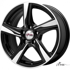 Фото Диск 16 7J*16 5/114,3/67,1+45 iFree Кайт блэк джек K&K