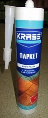 Фото Герметик акриловый по дереву KRASS паркет Сосна 300 мл
