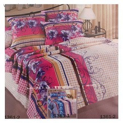 фото КПБ 2сп La Marka Classic рис 1361/2 175*210 см, 175*210 см, 70*70 см 2шт хлопок 100%