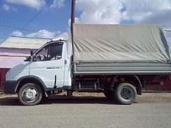 Фото Накладка порога декорат.(пласт.) 3302 нов.обр.,ГАЗель Бизнес левая (под дверь) СЕРАЯ