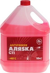 Фото Антифриз красный  10кг. Аляска G11