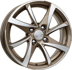 Фото Диск 14 5,5J*14 4/98/58,5+35 Игуана алмаз брасс К&К (11877)