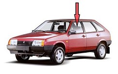 Фото ВАЗ 2109 Стекло передней двери опускное левое тонир.