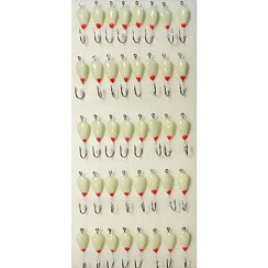 Фото Мормышка фосфорная AQVA №02 крючок 12