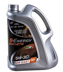 Фото Масло G-Energy Synthetic Far East 5W30 SP, ILSAC GF-6A 5л син.