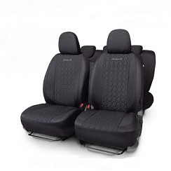 Фото Авточехлы VERONA (15 предметов) черный,3д крой  VER1505 BK/BK