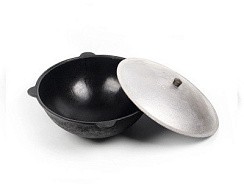 Фото Казан Узбекский плоское дно 8л