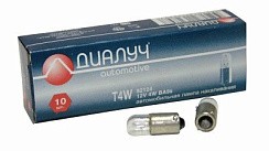Фото Автолампа T4W 12V 4W BA9s Диалуч приборная