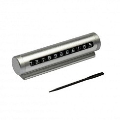 Фото Автовизитка LECAR (алюминий, пластик)