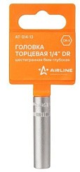 Фото Головка торцевая глубокая 8мм  6-гран. 1/4 AIRLINE AT-S14-13