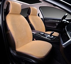 Фото Накидки PSV искусственный мех Mutton 145x55 (бежевый) 2шт 132237