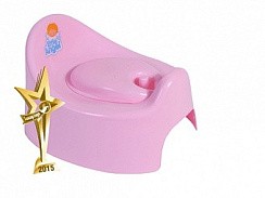 Фото Горшок детский "Im"с крышкой розовый LA2701RS (пластик)