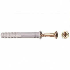 Фото Дюбель-гвоздь потайной бортик  6\40 (100) 0500615 КЧ