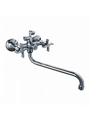 Фото Смеситель д/ванны L2322(Lt) плоский повор.излив 30см,LEDEME