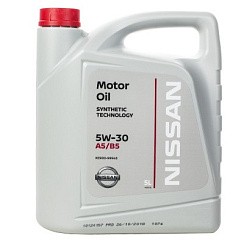 Фото Масло NISSAN Motor Oil  5W30 A5/B5 SL/CF   5л. син. (пластик)