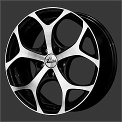 Фото Диск 17 7J*17 5/114,3/67,1+45 iFree Тортуга блэк джек К&K