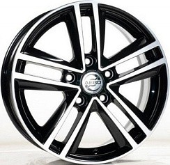 Фото Диск 16 6,5J*16 5/100/57,1+43 Aero A1711 (КС711) BFP