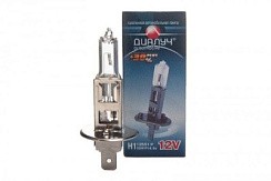 Фото Автолампа H1 12V  55W P14,5s + 30% Диалуч CLASSIC PLUS белый дальний