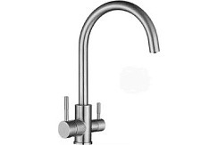 Фото Смеситель д/кухни T60203C одноручковый с фильтром на гайке, Ø35, (SUS-304) OUTE