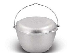 Фото Казан походный 5л (с крышкой-сковородкой) (Кукмор)