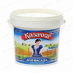 Фото Краска фасадная Казачка 1,4кг