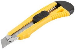 Фото Нож технический 18 мм усиленный пластиковый