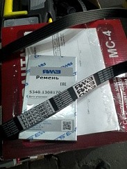 Фото (5340-1308170-11.) Ремень №1371 привода вент.ГАЗон NEXT дв.ЯМЗ-5344 (6РК) завод.